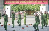 Ấn tượng nữ Công an thành thạo điều lệnh, võ thuật 