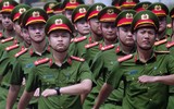 Ấn tượng nữ Công an thành thạo điều lệnh, võ thuật 