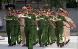 Ấn tượng nữ Công an thành thạo điều lệnh, võ thuật 