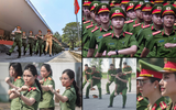 Ấn tượng nữ Công an thành thạo điều lệnh, võ thuật 