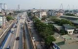 Nhìn từ flycam diện mạo đường Âu Cơ mở rộng sắp được thông xe kỹ thuật