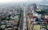 Nhìn từ flycam diện mạo đường Âu Cơ mở rộng sắp được thông xe kỹ thuật