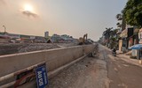 Nhìn từ flycam diện mạo đường Âu Cơ mở rộng sắp được thông xe kỹ thuật