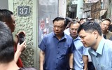 Phó Thủ tướng kiểm tra hiện trường, chỉ đạo khắc phục hậu quả vụ cháy ở Trung Kính
