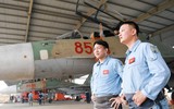 Phi công ‘Hổ mang chúa’ Su-30MK2 tự hào khi hoàn thành xuất sắc nhiệm vụ ngày 30/4