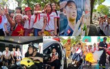 Học sinh Hà Nội thích thú trải nghiệm trang bị, khí tài của Công an Thủ đô bên hồ Gươm