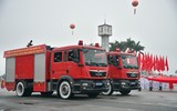 Tổng duyệt khai mạc chung kết Hội thi Thể thao nghiệp vụ chữa cháy cứu nạn, cứu hộ 2025