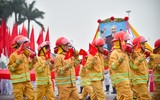 Tổng duyệt khai mạc chung kết Hội thi Thể thao nghiệp vụ chữa cháy cứu nạn, cứu hộ 2025