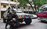 Hình ảnh hiếm thấy về Cảnh sát cơ động đặc nhiệm CATP Hà Nội tập luyện chống khủng bố