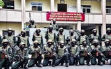 Hình ảnh hiếm thấy về Cảnh sát cơ động đặc nhiệm CATP Hà Nội tập luyện chống khủng bố