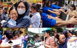 Cảm xúc trái ngược của thí sinh sau khi hoàn thành bài thi môn Toán