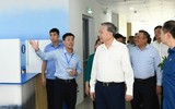 Tổng Bí thư Tô Lâm kiểm tra hoạt động của chính quyền địa phương 2 cấp ở Hà Nội