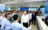 Tổng Bí thư Tô Lâm kiểm tra hoạt động của chính quyền địa phương 2 cấp ở Hà Nội