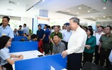 Tổng Bí thư Tô Lâm kiểm tra hoạt động của chính quyền địa phương 2 cấp ở Hà Nội