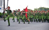 CATP Hà Nội hợp luyện lần 1 diễn binh, diễu hành đảm bảo tuyệt đối an toàn 80 năm Cách mạng Tháng tám thành công và Quốc khánh 2-9