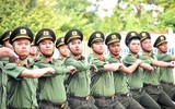 CATP Hà Nội hợp luyện lần 1 diễn binh, diễu hành đảm bảo tuyệt đối an toàn 80 năm Cách mạng Tháng tám thành công và Quốc khánh 2-9