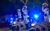 Mãn nhãn màn trình diễn cực kỳ ấn tượng của lực lượng Cảnh vệ CAND bên hồ Gươm
