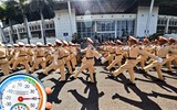Cán bộ, chiến sỹ Công an Hà Nội 