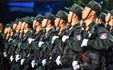 Mãn nhãn màn tổng duyệt diễu binh, diễu hành của CATP Hà Nội cho Ngày hội vì Thủ đô bình yên bên hồ Gươm