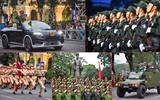 Mãn nhãn màn tổng duyệt diễu binh, diễu hành của CATP Hà Nội cho Ngày hội vì Thủ đô bình yên bên hồ Gươm