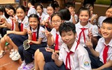 Cảnh sát cơ động Hà Nội hướng dẫn học sinh tiểu học kỹ năng phòng chống bạo lực học đường