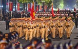 Những hình ảnh tuyệt đẹp tại buổi tổng hợp luyện lần 1 diễu binh, diễu hành ở quảng trường Ba Đình