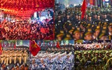 Những hình ảnh tuyệt đẹp tại buổi tổng hợp luyện lần 1 diễu binh, diễu hành ở quảng trường Ba Đình