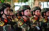 Hình ảnh cận cảnh ấn tượng đoàn quân diễu binh, diễu hành đi giữa phố phường Hà Nội