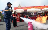 Hình ảnh nổi bật của Công an Thủ đô ở triển lãm 