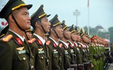 Hình ảnh đoàn khí tài, phương tiện hiện đại của CAND xuất quân bảo vệ 80 năm Quốc khánh