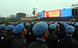 Hình ảnh đoàn khí tài, phương tiện hiện đại của CAND xuất quân bảo vệ 80 năm Quốc khánh