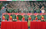 Hình ảnh đoàn khí tài, phương tiện hiện đại của CAND xuất quân bảo vệ 80 năm Quốc khánh