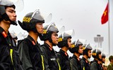 Hình ảnh đoàn khí tài, phương tiện hiện đại của CAND xuất quân bảo vệ 80 năm Quốc khánh
