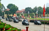 Hình ảnh đoàn khí tài, phương tiện hiện đại của CAND xuất quân bảo vệ 80 năm Quốc khánh