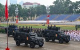 Hình ảnh đoàn khí tài, phương tiện hiện đại của CAND xuất quân bảo vệ 80 năm Quốc khánh