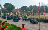 Hình ảnh đoàn khí tài, phương tiện hiện đại của CAND xuất quân bảo vệ 80 năm Quốc khánh