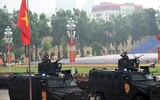 Hình ảnh đoàn khí tài, phương tiện hiện đại của CAND xuất quân bảo vệ 80 năm Quốc khánh