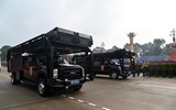 Hình ảnh đoàn khí tài, phương tiện hiện đại của CAND xuất quân bảo vệ 80 năm Quốc khánh
