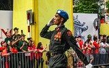 Nhìn lại hình ảnh đoàn quân diễu binh, diễu hành đi qua phố phường Hà Nội ngày tổng duyệt 