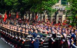 Nhìn lại hình ảnh đoàn quân diễu binh, diễu hành đi qua phố phường Hà Nội ngày tổng duyệt 