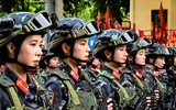Nhìn lại hình ảnh đoàn quân diễu binh, diễu hành đi qua phố phường Hà Nội ngày tổng duyệt 