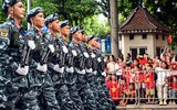 Nhìn lại hình ảnh đoàn quân diễu binh, diễu hành đi qua phố phường Hà Nội ngày tổng duyệt 