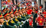 Nhìn lại hình ảnh đoàn quân diễu binh, diễu hành đi qua phố phường Hà Nội ngày tổng duyệt 