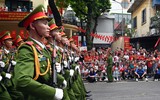 Nhìn lại hình ảnh đoàn quân diễu binh, diễu hành đi qua phố phường Hà Nội ngày tổng duyệt 