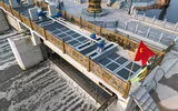 Cận cảnh đập dâng đầu tiên mang nguồn nước bổ cập mới cho sông Tô Lịch 
