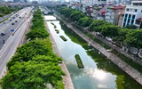 Cận cảnh đập dâng đầu tiên mang nguồn nước bổ cập mới cho sông Tô Lịch 
