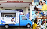 Cận cảnh xe tiếp nhận thủ tục hành chính lưu động đầu tiên hoạt động ở Hà Nội