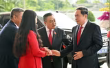 Hình ảnh Tổng Bí thư Tô Lâm dự khai mạc Đại hội Đảng bộ TP Hà Nội lần thứ XVIII