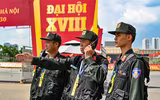 Hình ảnh Công an Thủ đô đảm bảo an ninh, an toàn Đại hội Đảng bộ thành phố Hà Nội lần thứ XVIII