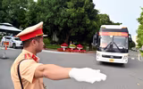 Hình ảnh Công an Thủ đô đảm bảo an ninh, an toàn Đại hội Đảng bộ thành phố Hà Nội lần thứ XVIII